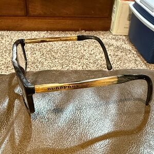 Burberry Men's Glasses in Black and Tan